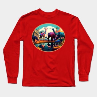 Watering Hole Long Sleeve T-Shirt